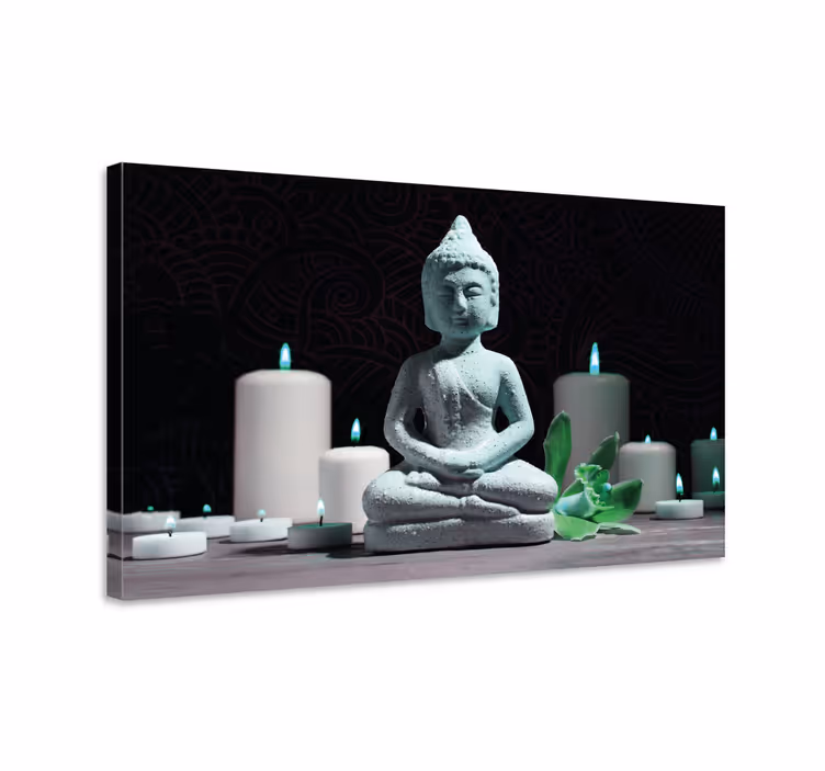 Buddha bilder leinwand buddha meditationsstatue - TenStickers