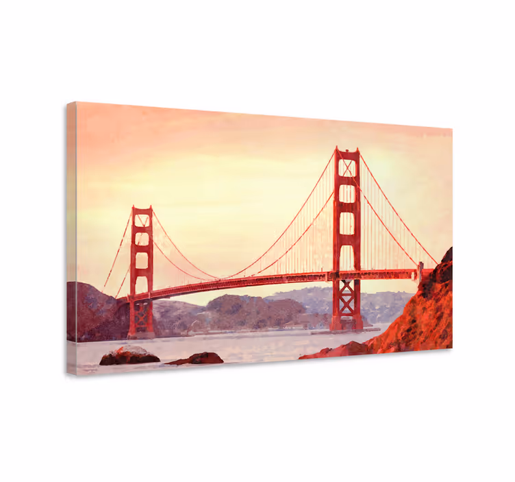 Leinwandbild golden gate brücke - TenStickers