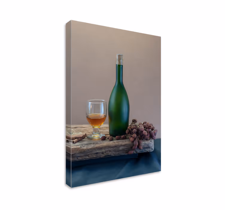 Bar bilder leinwand elegantes getränke-setup - TenStickers