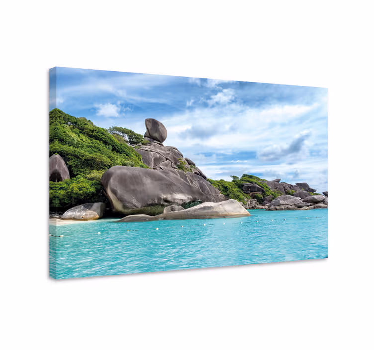 Wandbilder landschaft rocky island ansicht - TenStickers