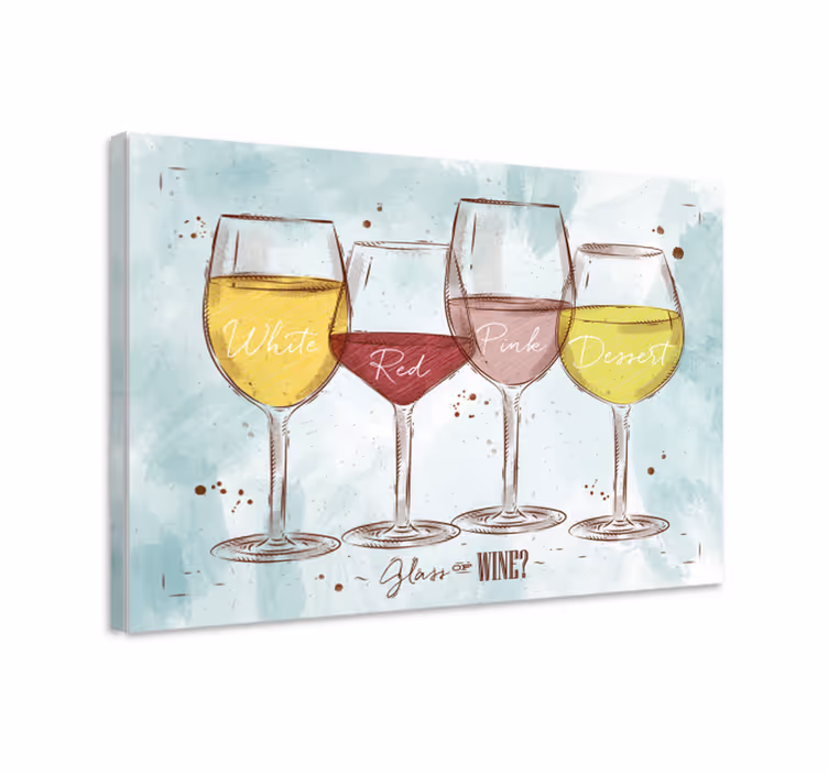 Leinwandbild rustikal Rustikaler wein - TenStickers