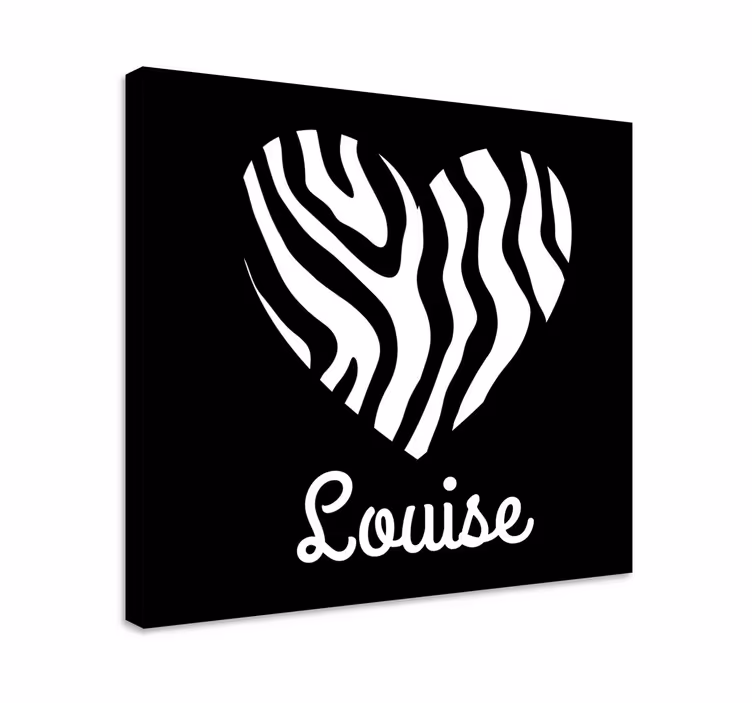 Leinwandbild personalisiert Personalisiertes herz - TenStickers
