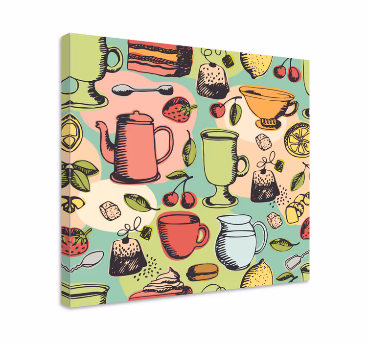 Leinwandbild Küche Essensthema - TenStickers