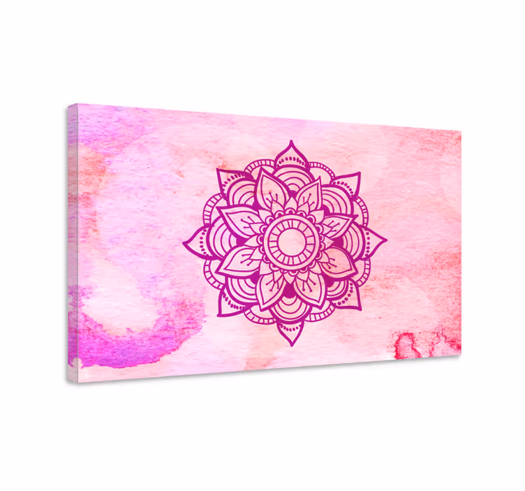 Mandala wandbilder aufwändiges botanisches mandala - TenStickers