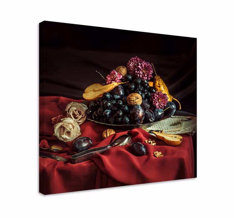 Leinwandbild obst elegante obstarrangement - TenStickers