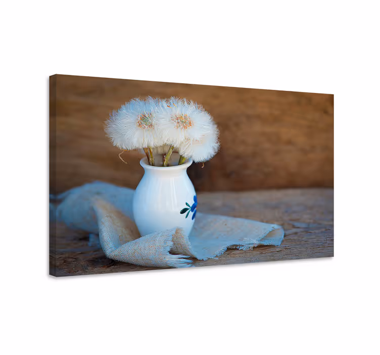 Leinwandbild löwenzahn puff bouquet - TenStickers
