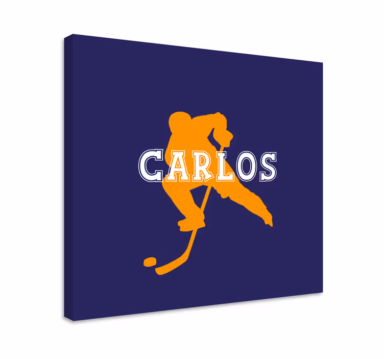 Leinwandbild sport eishockeyspieler - TenStickers