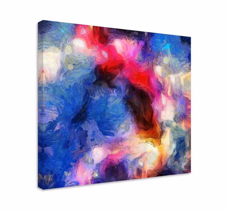 Kunst auf Leinwand Abstrakte Farben malerei - TenStickers