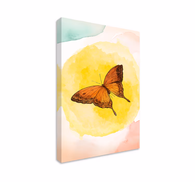 Wandbild schmetterling elegantes design - TenStickers