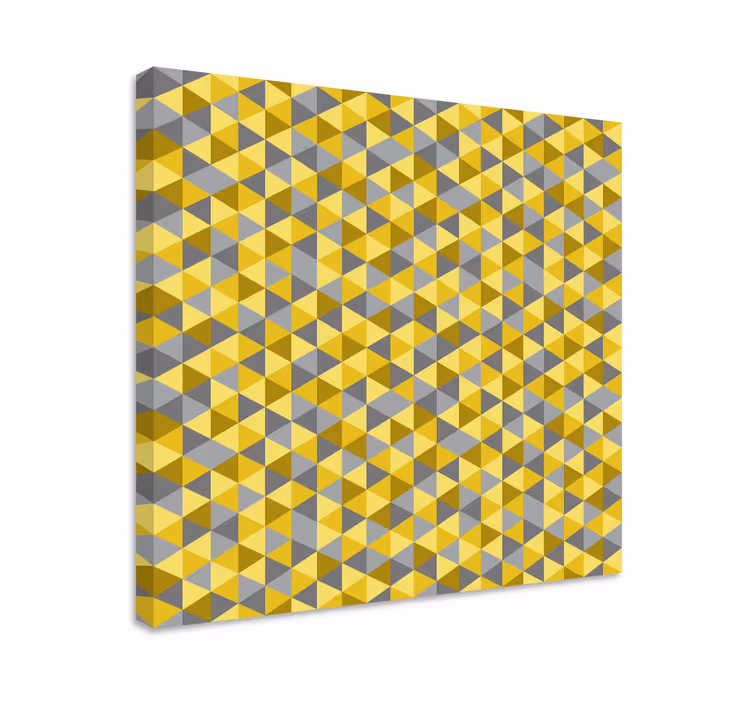 Geometrische Wandbilder geometrisches dreiecks-ensemble - TenStickers