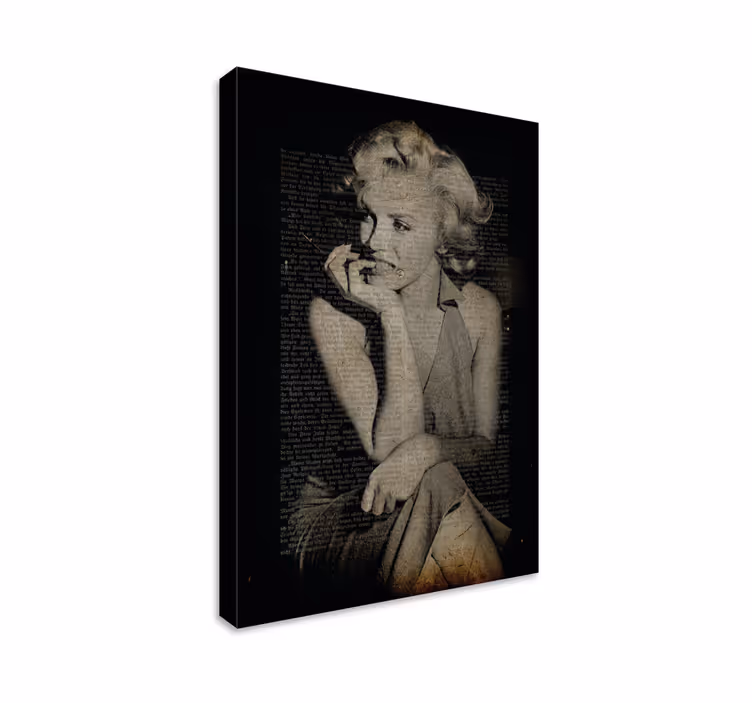Leinwandbild klassisches hollywood-icon - TenStickers