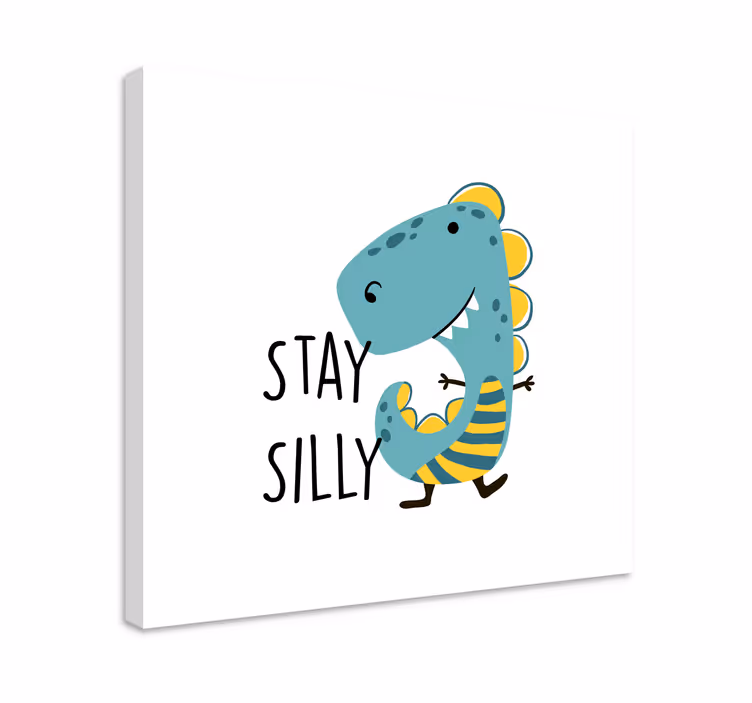Dinosaurier wandbild bleib lustig dinosaurier - TenStickers