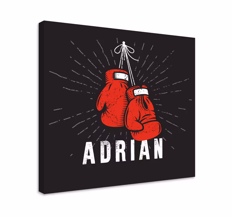 Leinwandbild sport boxhandschuhe präsentation - TenStickers