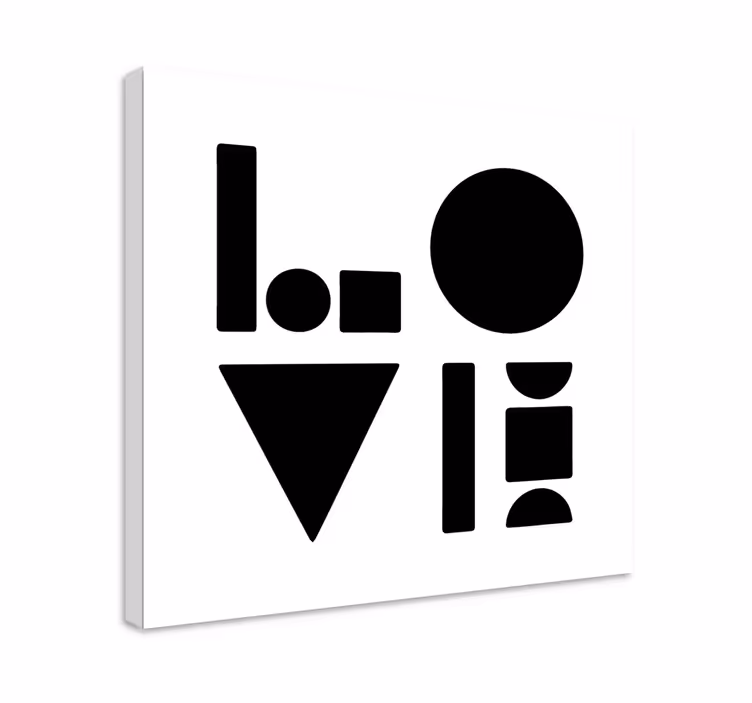 Geometrische wandbilder formen und gestalten - TenStickers