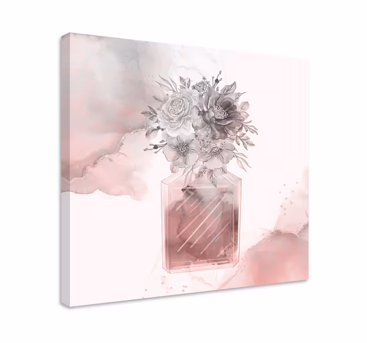 Leinwandbild mit blumenarrangement in vase - TenStickers