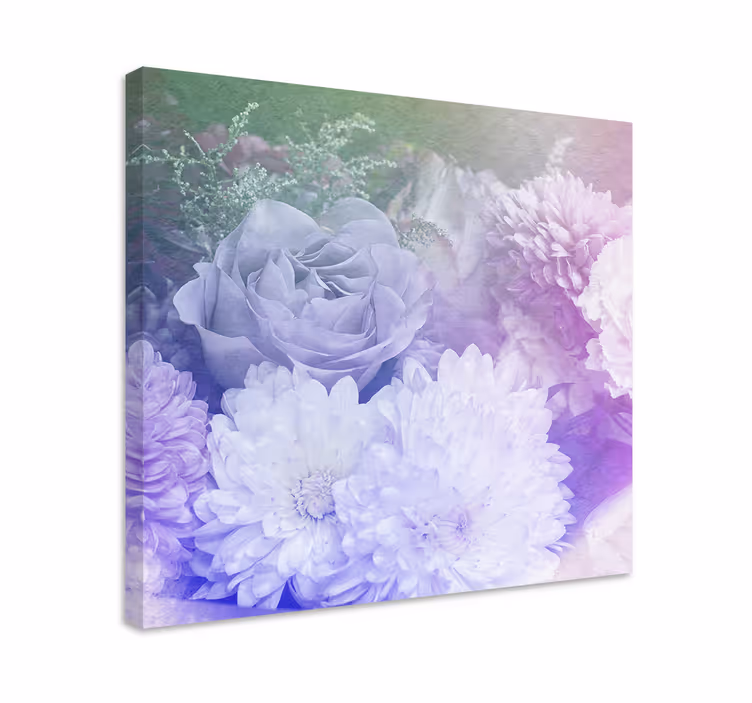 Leinwandbild sanfte blumenarrangement - TenStickers