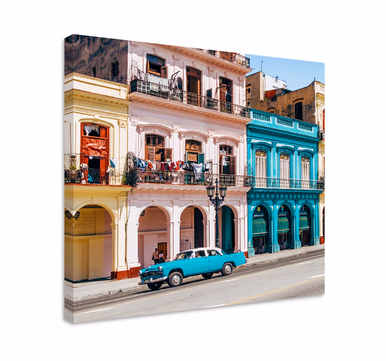 Leinwandbild bunte straßen von havanna - TenStickers