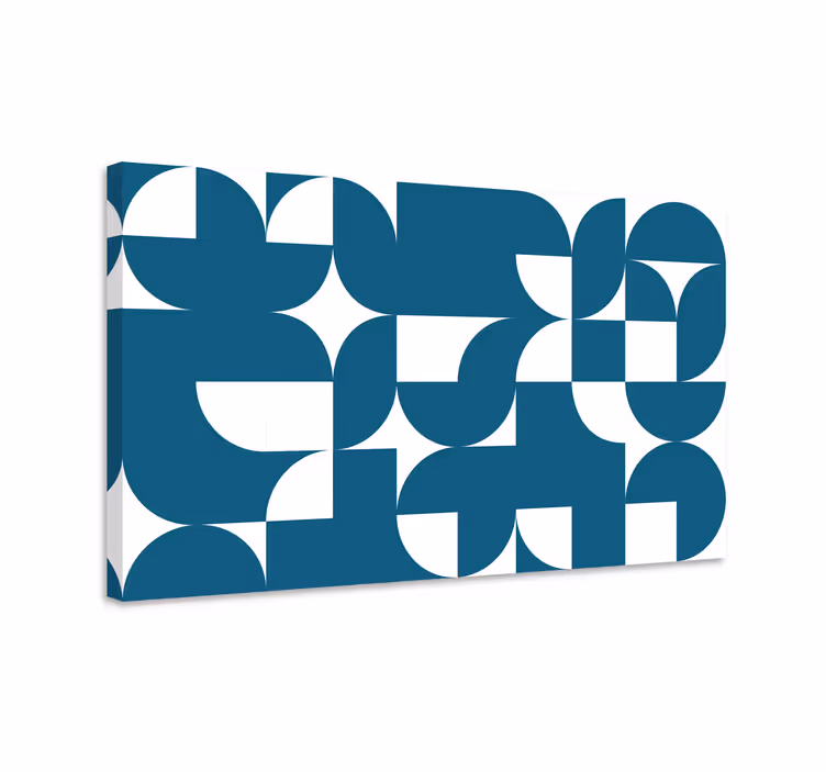 Geometrische wandbilder zeitgenössische formfusion - TenStickers