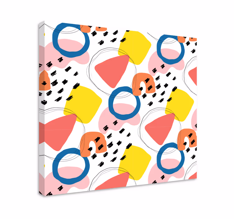 Geometrische Wandbilder Gemaltes kunstmuster - TenStickers