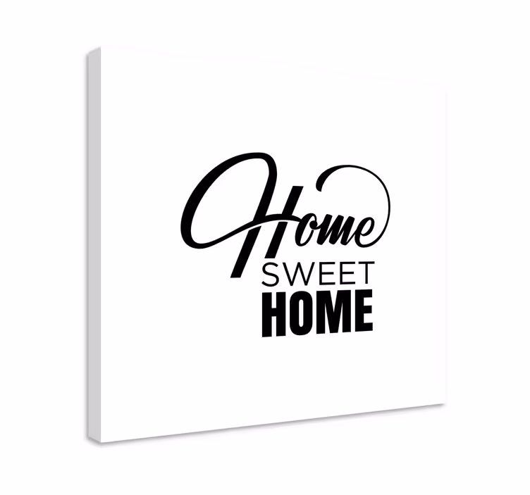 Wandbilder sprüche für ein gemütliches zuhause - TenStickers
