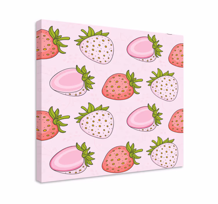 Leinwandbild obst erdbeerzauber - TenStickers