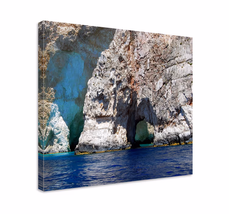 Wandbilder Landschaft Raj höhle mit blauem Wasser - TenStickers