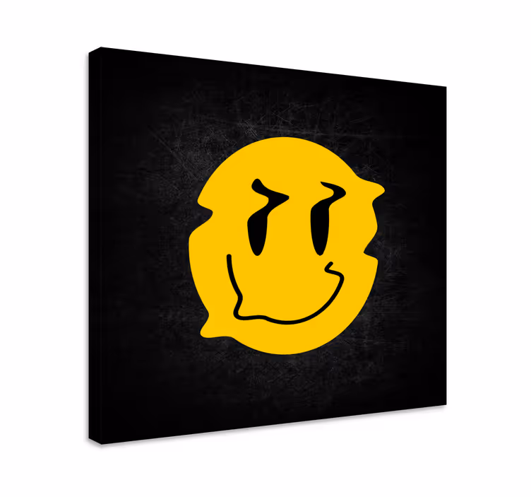Wandbilder sprüche fröhliches lächeln - TenStickers