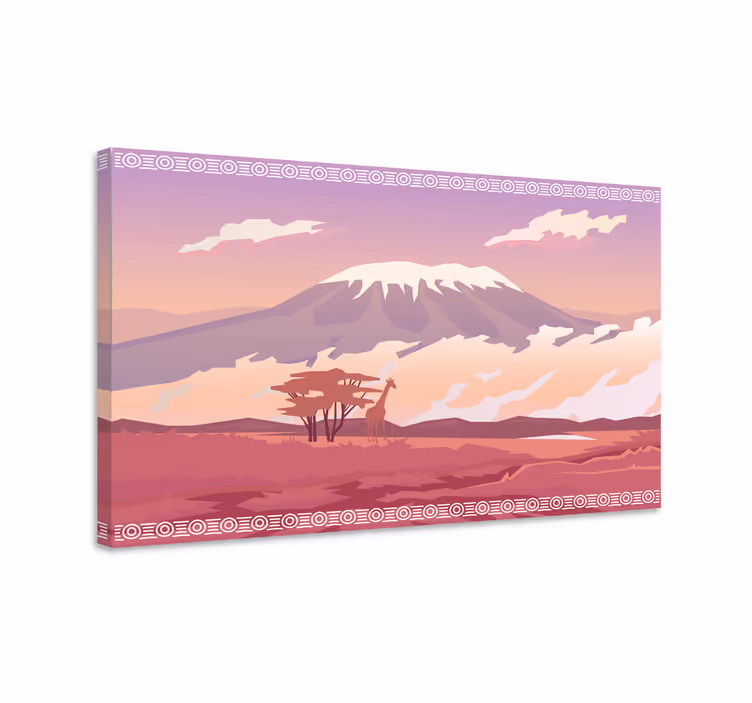 Wandbilder Landschaft Kilimandscharo - TenStickers