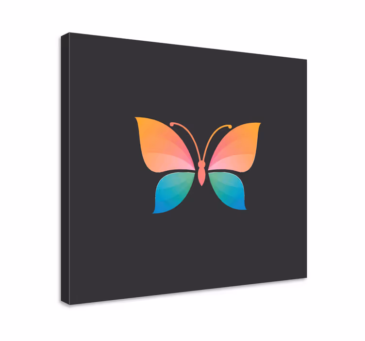 Wandbild schmetterling lebendige schmetterlingsdarstellung - TenStickers