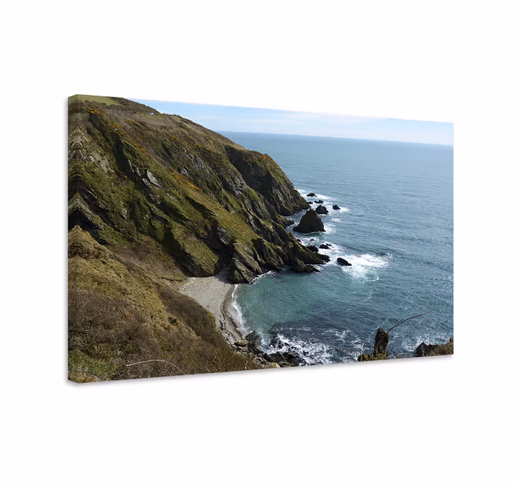 Wandbilder landschaft küstenblick auf felsen - TenStickers