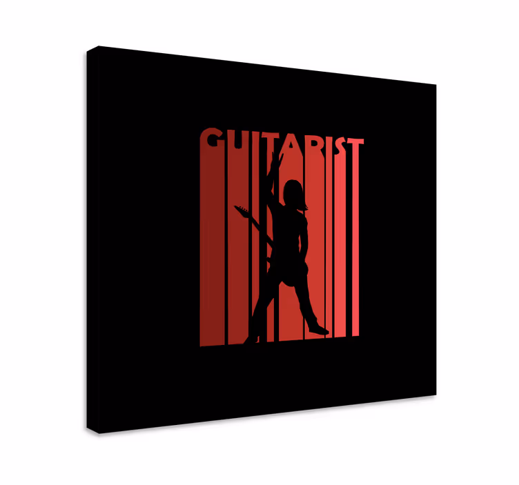 Wandbild musik silhouettierte darsteller - TenStickers