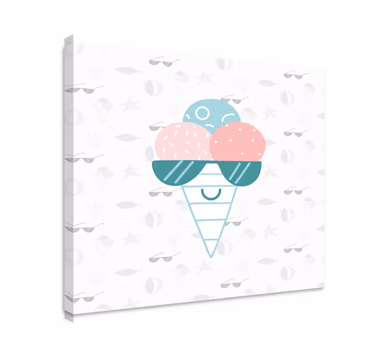 Leinwandbild sport eisspaß - TenStickers