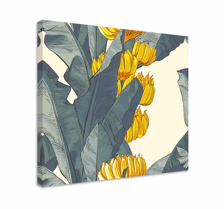 Leinwandbild tropisches blumenarrangement - TenStickers