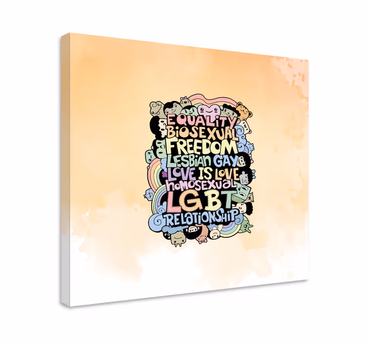 Wandbilder sprüche liebe ist liebe - TenStickers