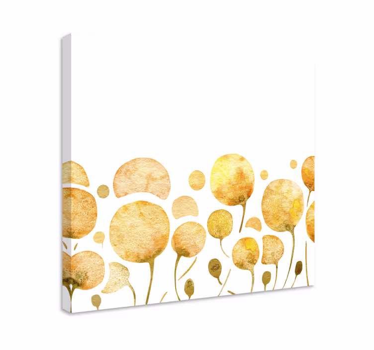 Leinwandbild sonnenblumen und florale blüten - TenStickers