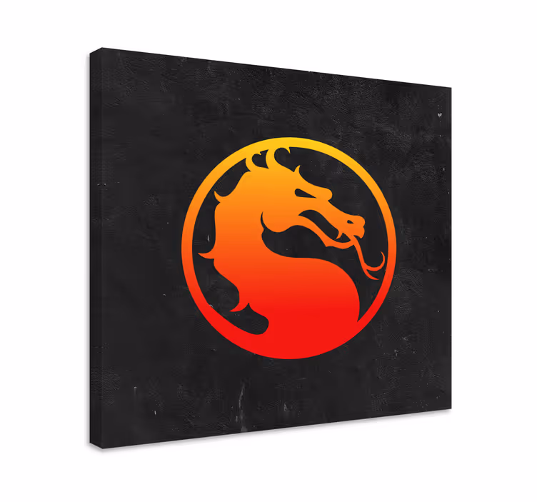 Wandbild gaming mortal kombat drache - TenStickers