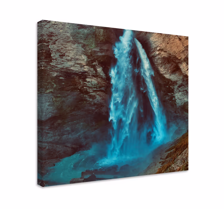Wandbilder landschaft wasserfall im Überfluss - TenStickers