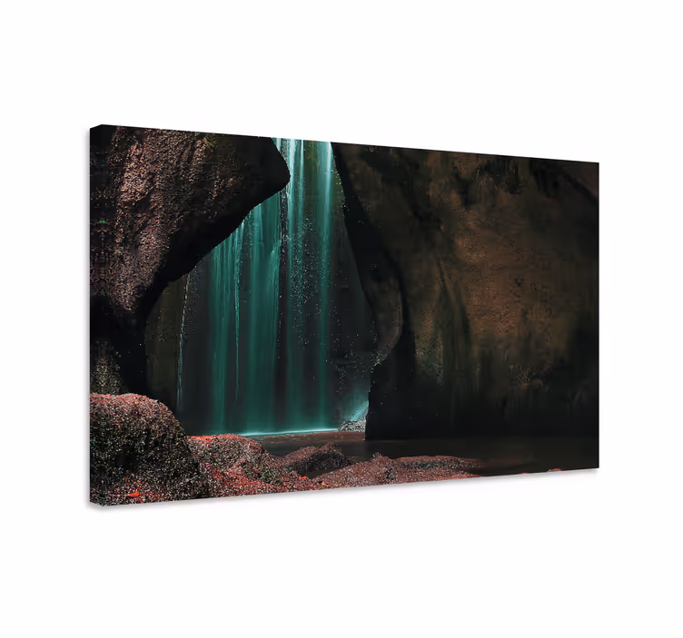 Wandbilder Landschaft Im versteckten wasserfall - TenStickers