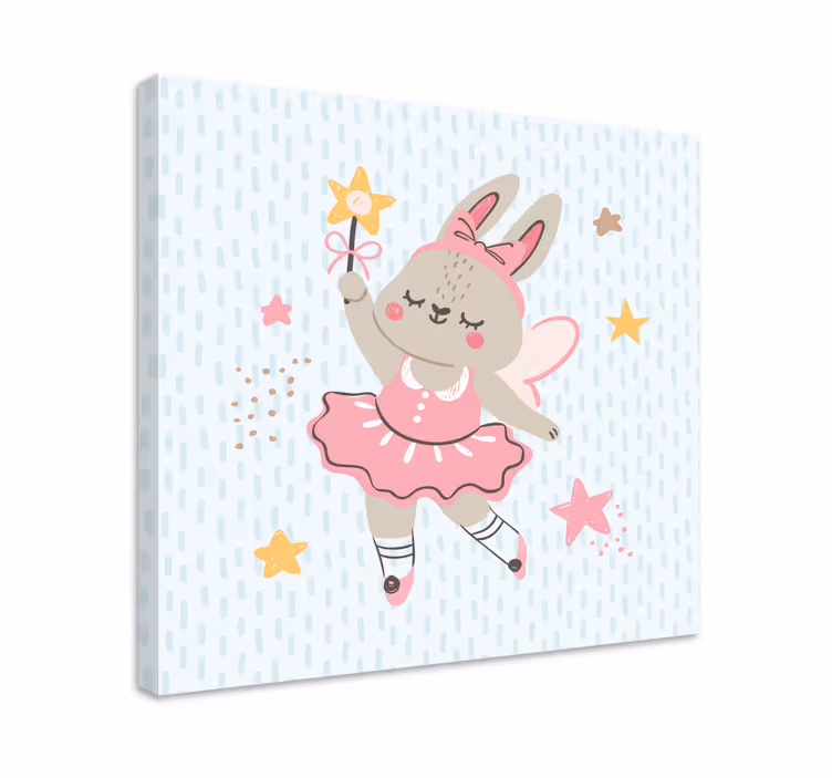 Leinwandbild menschen ballet häschen fee - TenStickers