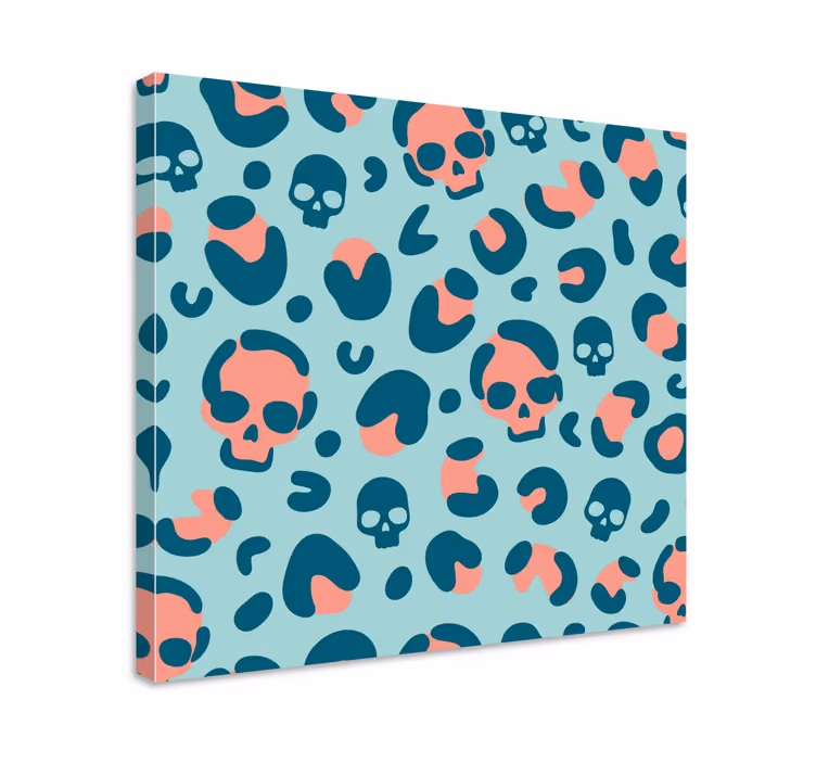 Wandbilder sprüche mit totenkopf muster design - TenStickers