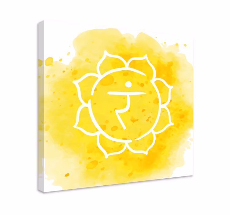 Wandbilder modern Solarplexus-chakra-symbol - TenStickers