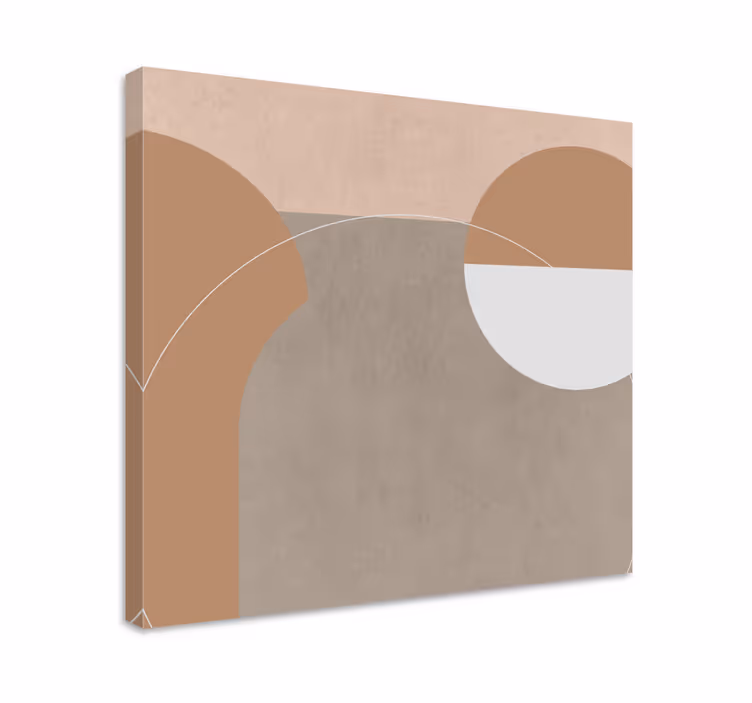 Wandbilder modern mit abstrakten geometrischen formen - TenStickers
