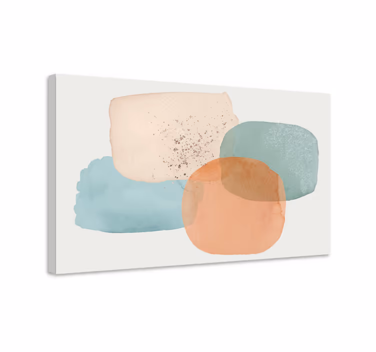 Wandbilder modern weiche formen komposition - TenStickers