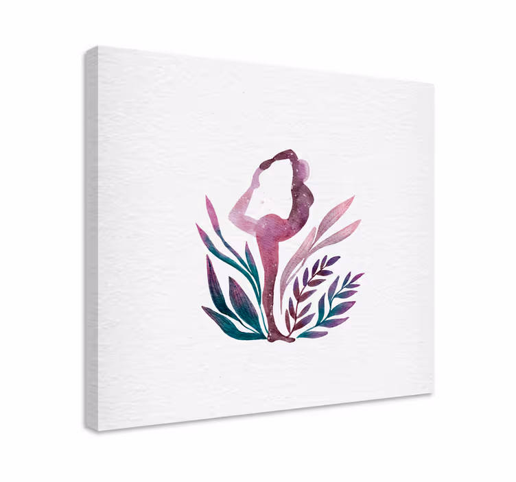 Wandbild ballerina elegante ballettsilhouette - TenStickers