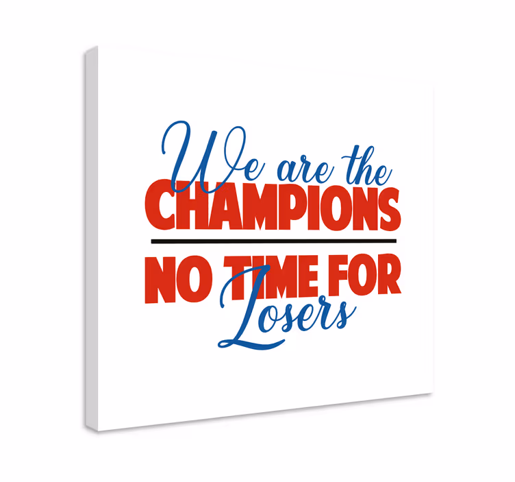 Wandbilder sprüche champions siegesgeist - TenStickers