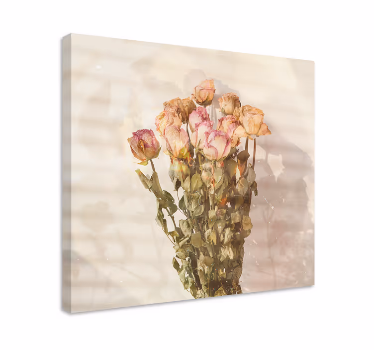 Leinwandbild strauß aus rosen - TenStickers