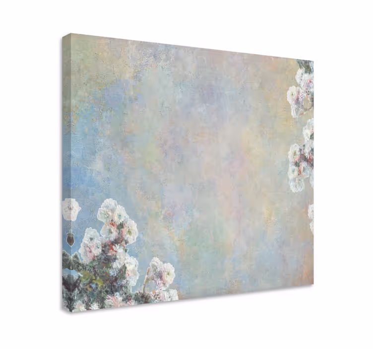 Leinwandbild zarte florale inspiration - TenStickers