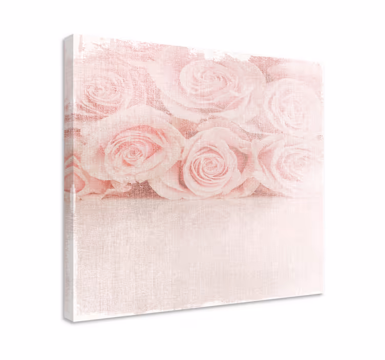 Leinwandbild zarte rosé-rosen - TenStickers