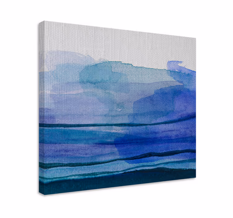 Wandbilder landschaft blaue wasserlagen - TenStickers