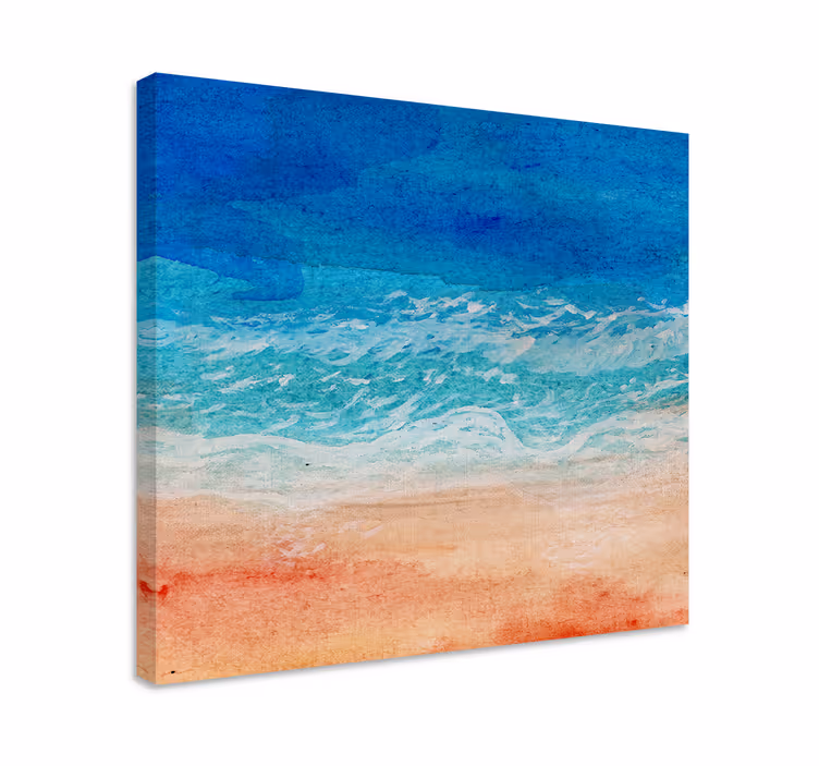 Wandbilder landschaft ozeanwellen ruhe - TenStickers